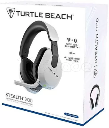 Photo de Casque Gamer sans fil Bluetooth Turtle Beach Stealth 600 Gen3 (Blanc)