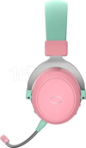 Photo de Casque Gamer sans fil Cooler Master CH351 (Rose/Vert)