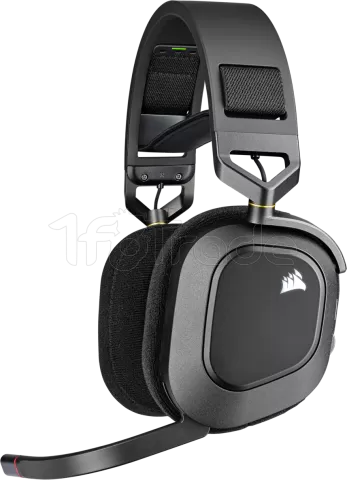 Photo de Casque Gamer sans fil Corsair HS80 RGB (Noir)