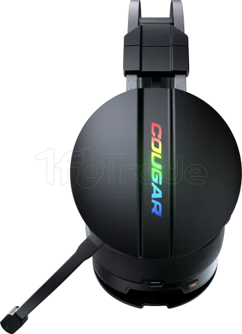 Photo de Casque Gamer sans fil Cougar Omnes Essential RGB (Noir)