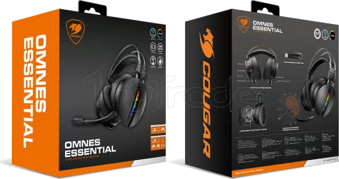 Photo de Casque Gamer sans fil Cougar Omnes Essential RGB (Noir)