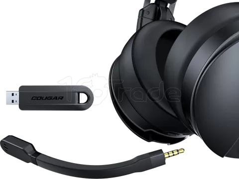 Photo de Casque Gamer sans fil Cougar Omnes Essential RGB (Noir)