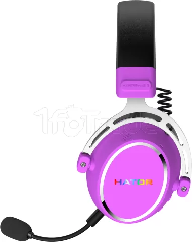 Photo de Casque Gamer sans fil Hator Hypergang 3 (Violet)