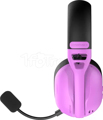 Photo de Casque Gamer sans fil Hator Hyperpunk 3 (Violet)