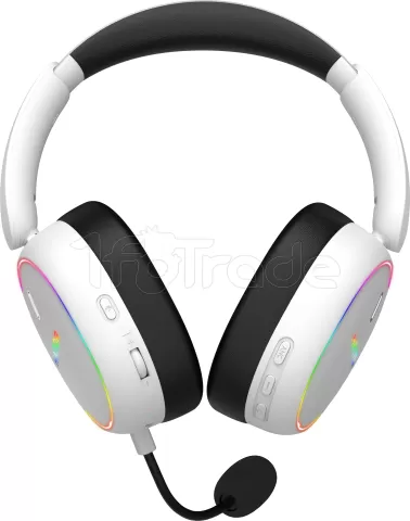 Photo de Casque Gamer sans fil Hator Phoenix 2 (Blanc)