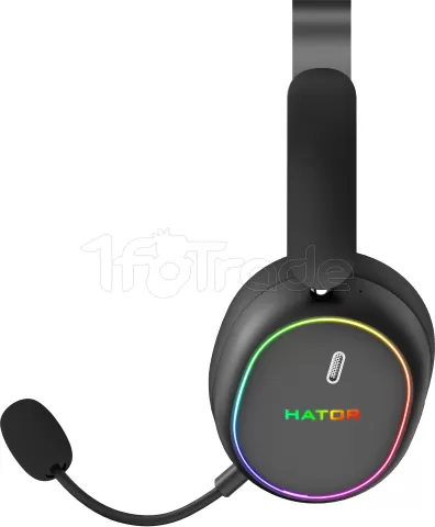 Photo de Casque Gamer sans fil Hator Phoenix 2 (Noir)