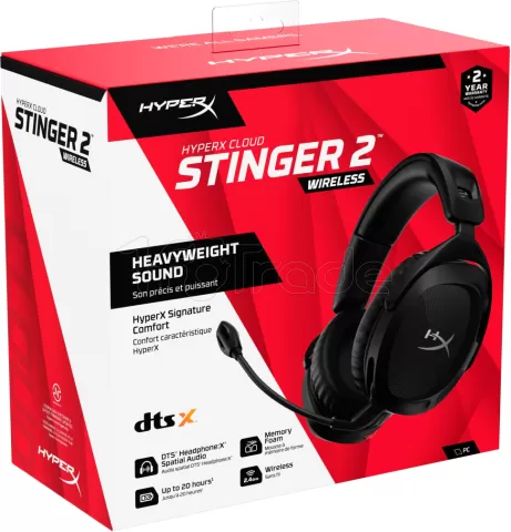 Photo de Casque Gamer sans fil HyperX Cloud Stinger 2 (Noir)