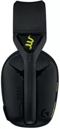Photo de Casque Gamer sans fil Logitech G435 LightSpeed (Noir/Jaune)