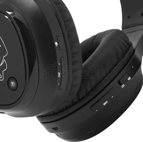 Photo de Casque Gamer sans fil/filaire Spirit of Gamer Xpert-H1100 7.1 (Noir)