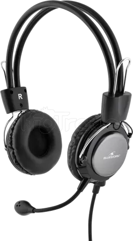 Photo de Casque Micro Bluestork MC-201 (Gris)