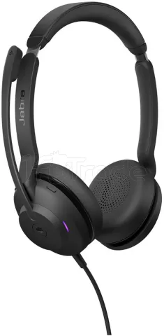 Photo de Casque Micro Jabra Evolve2 30 Stereo Microsoft Skype (Noir)