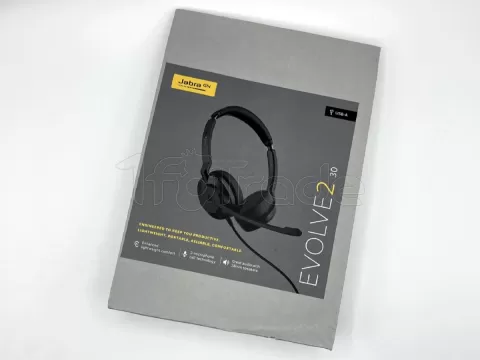 Photo de Casque Micro Jabra Evolve2 30 Stereo Microsoft Skype (Noir)