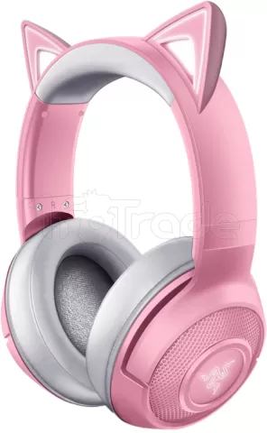 Photo de Casque Micro sans fil Bluetooth Razer Kraken BT Kitty (Rose)