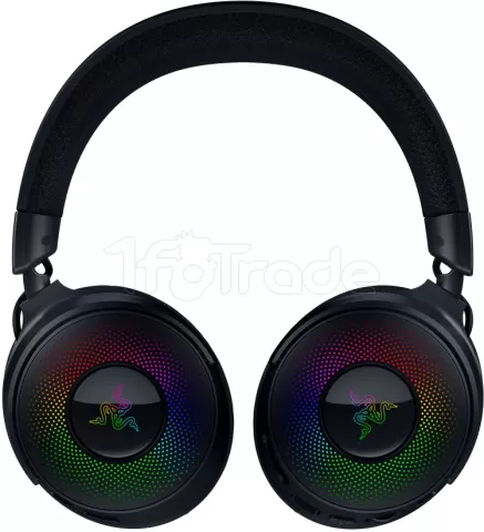 Photo de Casque Micro sans fil Razer Kraken V4 Pro RGB (Noir)