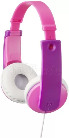 Photo de Casque pour enfants JVC HA-KD7PE (Rose/Violet)