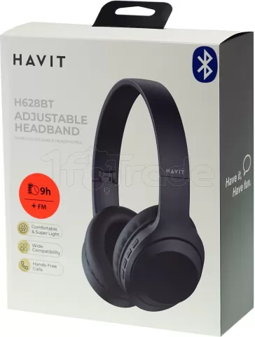 Photo de Casque sans fil Bluetooth Havit H628BT (Noir)