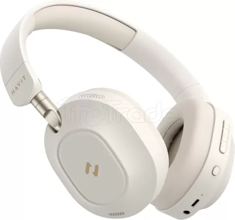 Photo de Casque sans fil Bluetooth Havit H633BT (Beige)