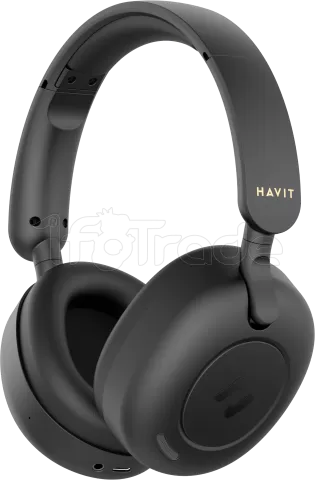 Photo de Casque sans fil Bluetooth Havit H655BT (Noir)