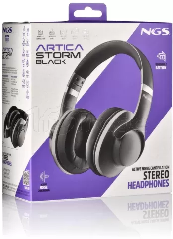 Photo de Casque sans fil NGS Artica Storm (Noir)