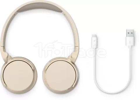 Photo de Casque sans fil Philips TAH3209BG (Beige)