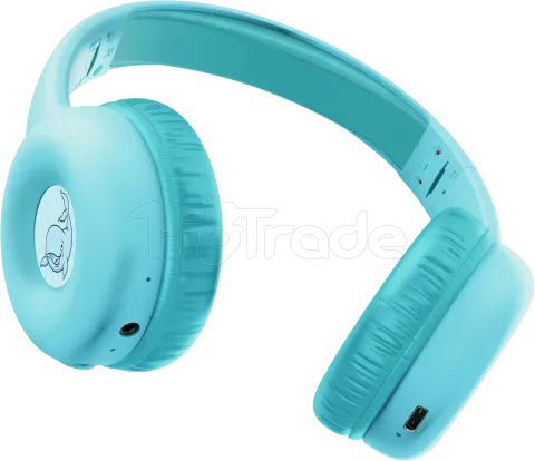 Photo de Casque sans fil pour enfant Trust Nouna (Bleu)