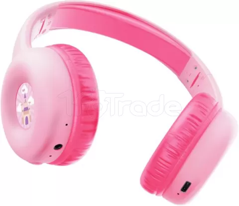 Photo de Casque sans fil pour enfant Trust Nouna (Rose)