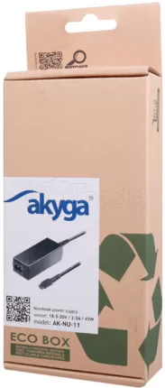 Photo de Chargeur Akyga AK-NU-11 pour ordinateur portable 45W (6 Embouts)