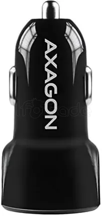 Photo de Chargeur Allume Cigare Axagon PWC-QC5 2x USB-A 30W (Noir)