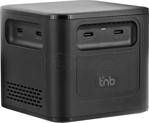 Photo de Chargeur de bureau T'nB Cube - 2x USB-A et 6x USB-C 380W (Noir)