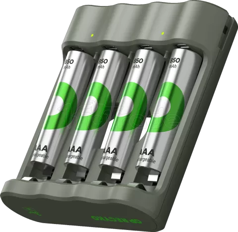 Photo de Chargeur de Piles GP Batteries ReCyko Everyday B441 + 4 piles rechargeables AA 850mAh