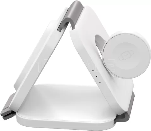 Photo de Chargeur sans fil 3en1 Goobay 15W (Blanc)