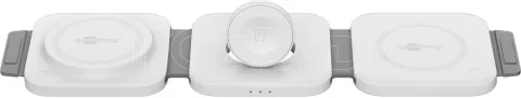 Photo de Chargeur sans fil 3en1 Goobay 15W (Blanc)