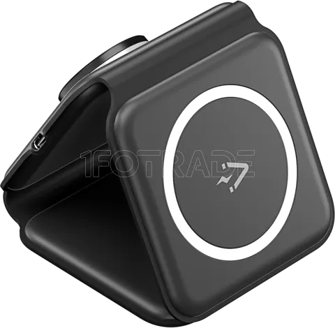 Photo de Chargeur sans fil 3en1 Vention 15W (Noir)