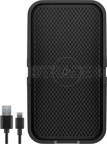 Photo de Chargeur sans fil pour voiture Goobay 15W (Noir)
