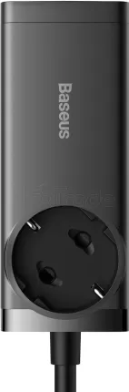 Photo de Chargeur secteur Baseus GaN3 Pro Desktop 2x ports USB-A + 2x ports USB-C 100W (Noir)