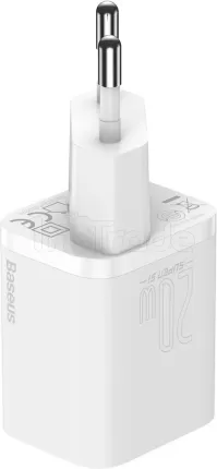 Photo de Chargeur secteur Baseus Super Si 1 port USB-C 20W (Blanc)