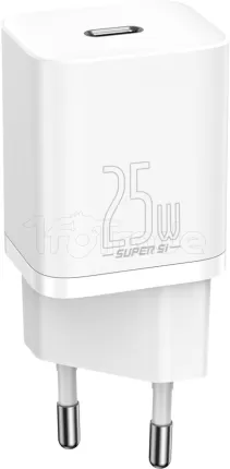 Photo de Chargeur secteur Baseus Super Si 1x port USB-C 25W (Blanc)