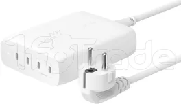 Photo de Chargeur secteur Belkin BoostCharge Pro - 4x USB-C 200W (Blanc)