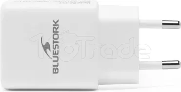 Photo de Chargeur secteur Bluestork USB-C 20W (Blanc)