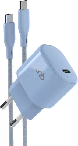 Photo de Chargeur secteur GaN T'nB 1x USB-C 30W (Bleu)