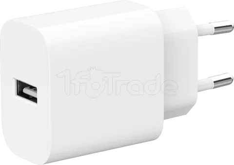 Photo de Chargeur secteur Gembird - 1x USB-A 12W (Blanc)