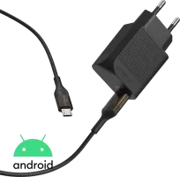 Photo de Chargeur secteur Green_e 1 port USB-C 12W avec cable 1,3m (Noir)