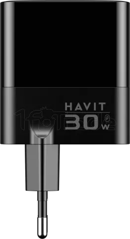 Photo de Chargeur secteur Havit UCLE001 - 1x USB-C + 2x USB-A 30W (Noir)