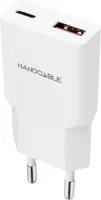 Photo de Nanocable 1x USB-C + 1x USB-A 25W