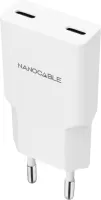 Photo de Nanocable 2x USB-C  25W