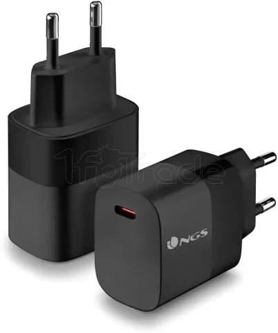 Photo de Chargeur secteur NGS Bud 1x USB-C 20W (Noir)