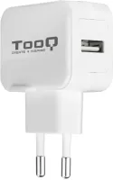 Photo de Chargeur secteur TooQ 1 port USB 12W (Blanc)