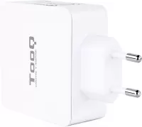 Photo de Chargeur secteur TooQ 1x port USB-A + 1x port USB-C 27W (Noir)