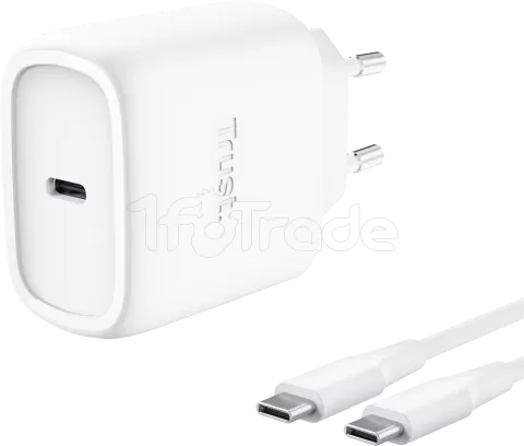 Photo de Chargeur secteur Trust Maxo 1x port USB-C - 45W- Cable 2m inclus (Blanc)