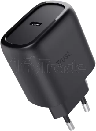 Photo de Chargeur secteur Trust Maxo 1x port USB-C - 45W- Cable 2m inclus (Noir)